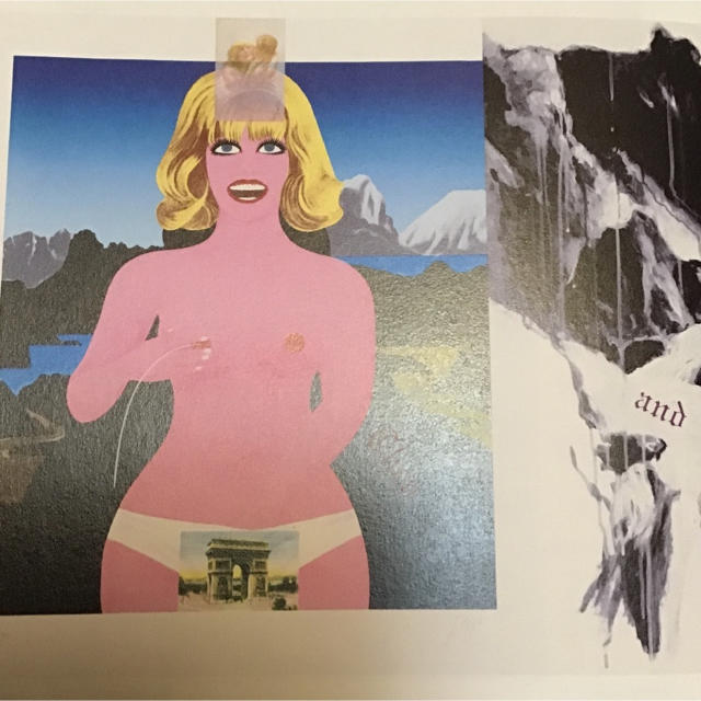 ☆横尾忠則☆シルクスクリーン版画☆今昔物語☆モナリザ☆1991☆ED 150 ☆横尾忠則☆シルクスクリーン版画☆今昔物語☆モナリザ☆1991☆ED 150