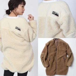 フリークスストア(FREAK'S STORE)のFIRST DOWN×FREAK'S STORE 別注 ボアフリースコート(ダウンコート)