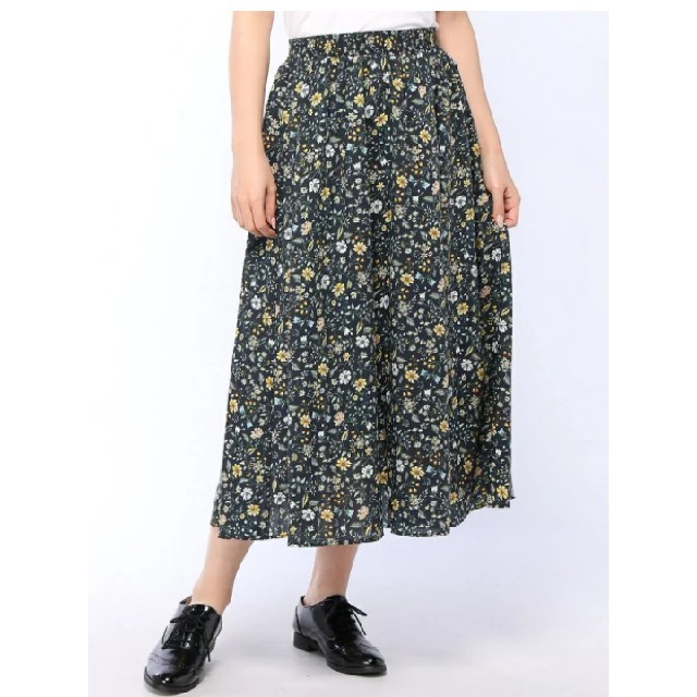 Lugnoncure ヴィンテージ 花柄スカート レディースのスカート(ロングスカート)の商品写真