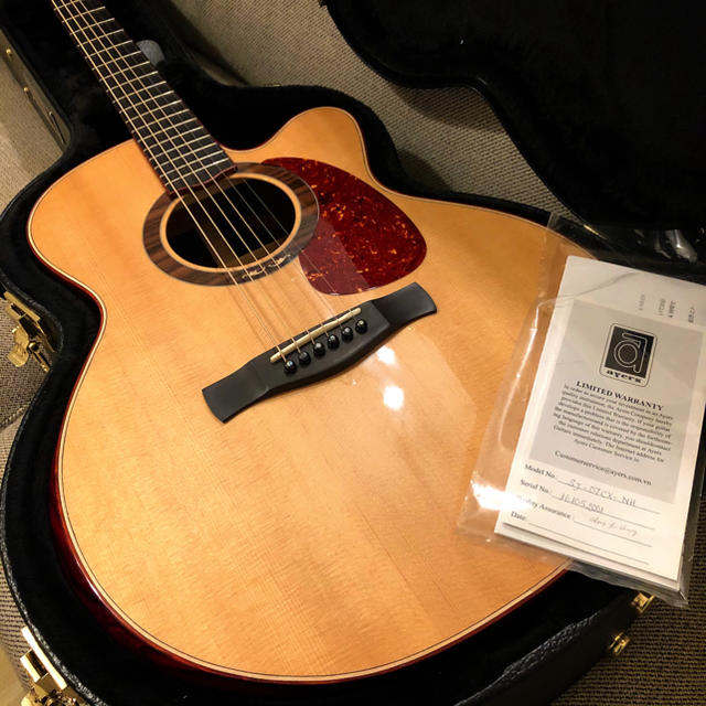 通好み【超美品】Ayers SJ-07CX-NH エアーズギター　 楽器のギター(アコースティックギター)の商品写真