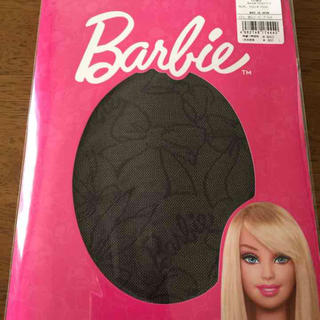 バービー(Barbie)の新品 バービー タイツ 黒 リボン模様(タイツ/ストッキング)