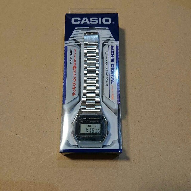 CASIO(カシオ)のCASIOカシオ 腕時計 スタンダード A158WA-1JF シルバー メンズの時計(腕時計(デジタル))の商品写真