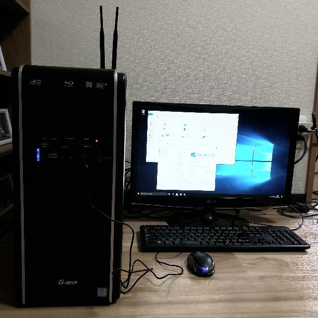 値下　ゲーミングデスクトップPC モニターセット