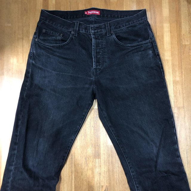 supreme washed regular jeans 1