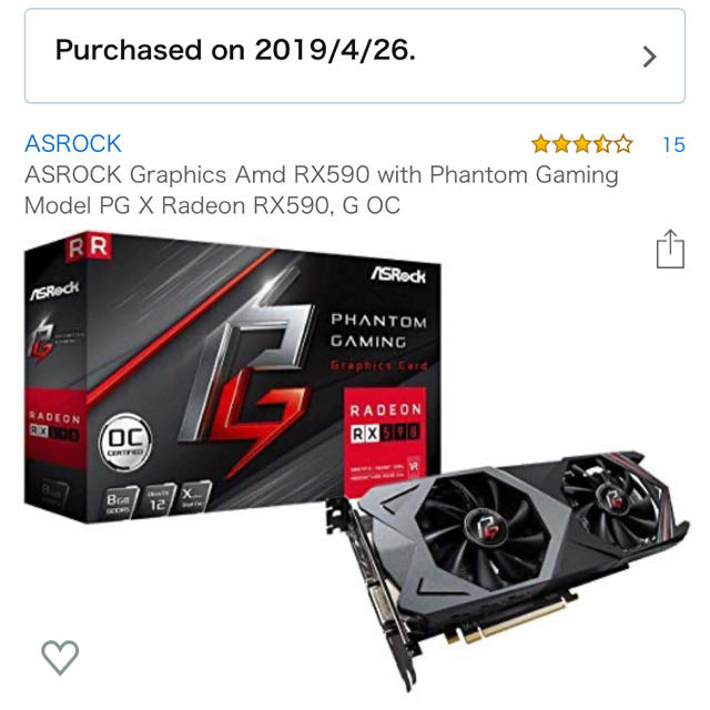 VGAAsRock RX590 8GB GDDR5