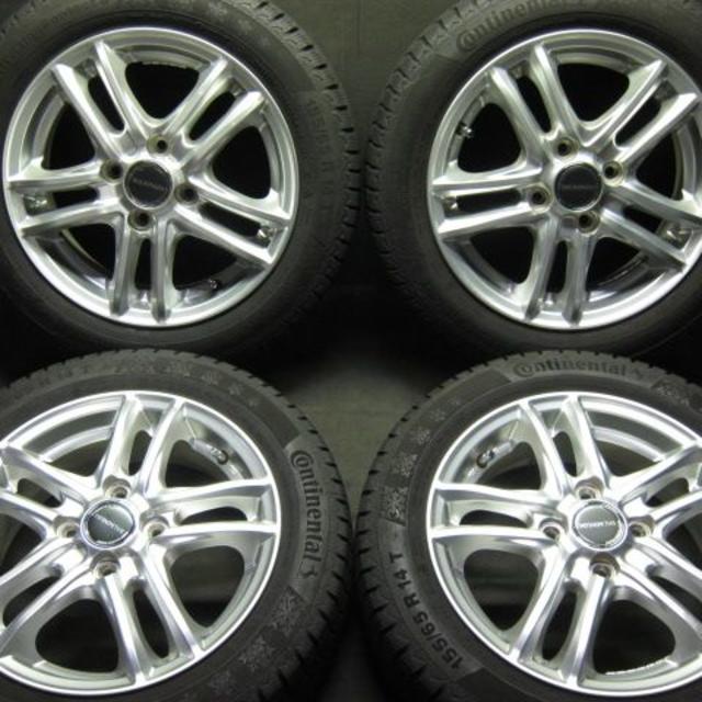 社外アルミ 155/65R14 タント ムーヴ ココア N-BOX ワゴンR