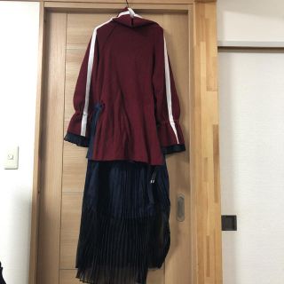 サカイ(sacai)の専用　サカイ　sacai 即完売人気デザイン　新品(ロングワンピース/マキシワンピース)