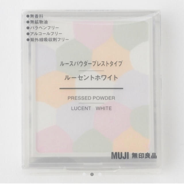 MUJI (無印良品)(ムジルシリョウヒン)のルースパウダープレストタイプルーセントホワイト8.9g コスメ/美容のベースメイク/化粧品(フェイスパウダー)の商品写真