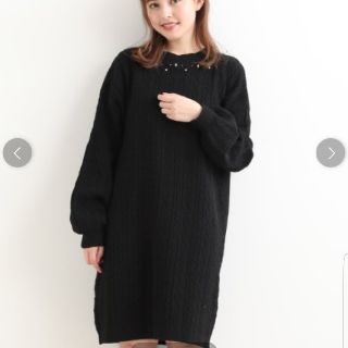 マジェスティックレゴン(MAJESTIC LEGON)のrin様専用꙳★*ﾟMAJESTIC LEGON ケーブルニットワンピース(ひざ丈ワンピース)