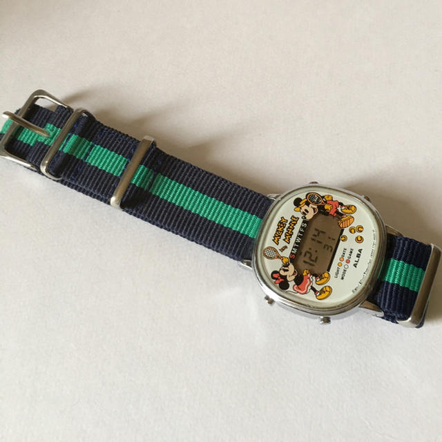 ALBA(アルバ)の80年代 オールドデジタルリメイク セイコー アルバ アニメメロディ メンズの時計(腕時計(デジタル))の商品写真