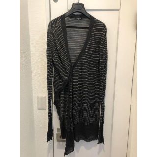 アンドゥムルメステール(Ann Demeulemeester)のANN DEMEULEMEESTER アンドゥムルメステール アシンメトリーロン(カーディガン)