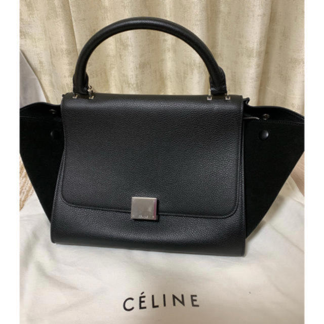 セリーヌ特価SALEトラペーズ スモール黒 新品未使用 確実正規品 CELINE