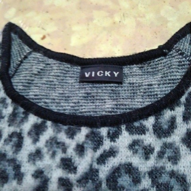 VICKY(ビッキー)の半袖ニットセーター レディースのトップス(ニット/セーター)の商品写真