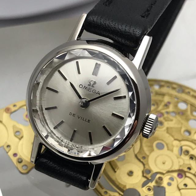 クロムハーツ シルバー スーパーコピー 時計 / OMEGA - 極美品❗️大人気❗️金無垢❗️18K❗️オメガ 可愛い カットガラス 手巻きの通販 by マツぼっくり's shop