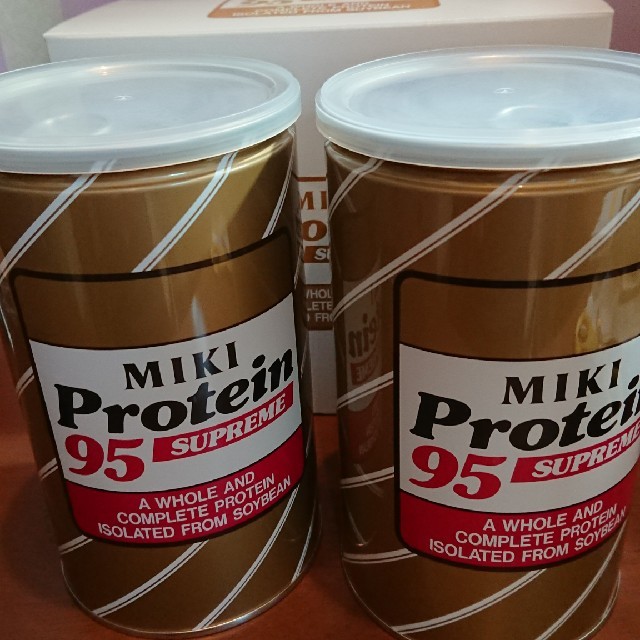 【N2116-90-2】新品 未開封 ミキ プロテイン 95 3缶  ⑩
