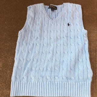 ポロラルフローレン(POLO RALPH LAUREN)のポロラルフローレン☆キッズベスト120サイズ☆美品(ニット)