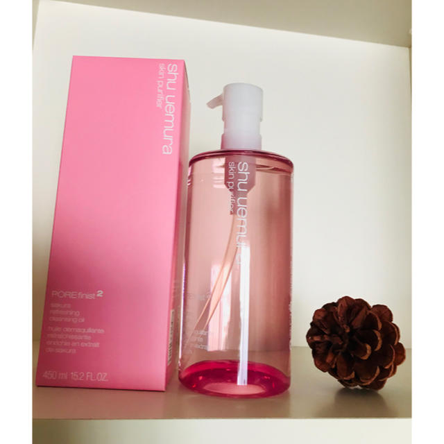 shu uemura(シュウウエムラ)のシュウウエムラ フレッシュクリア サクラ クレンジングオイル450ml コスメ/美容のスキンケア/基礎化粧品(クレンジング/メイク落とし)の商品写真