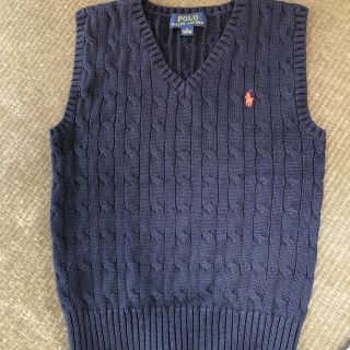 ポロラルフローレン(POLO RALPH LAUREN)のポロラルフローレン☆キッズベスト120サイズ☆美品【値下げ】(ニット)