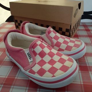 ヴァンズ(VANS)のVANS　キッズスニーカー16㎝(スリッポン)