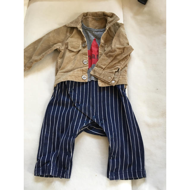 F.O.KIDS(エフオーキッズ)のapres les cours ロンパース キッズ/ベビー/マタニティのベビー服(~85cm)(カバーオール)の商品写真