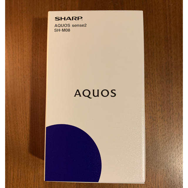 【新品、本物、当店在庫だから安心】 - AQUOS SIMフリーSHARP ホワイトシルバー SH-M08 sense2 AQUOS スマートフォン本体