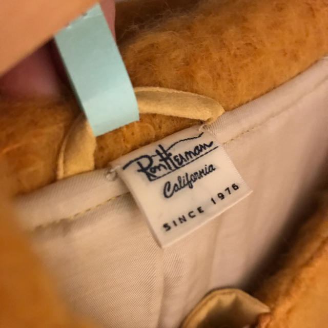 Ron Herman(ロンハーマン)のロンハーマン  山吹色 モコモコ コート♡最終価格 レディースのジャケット/アウター(ロングコート)の商品写真