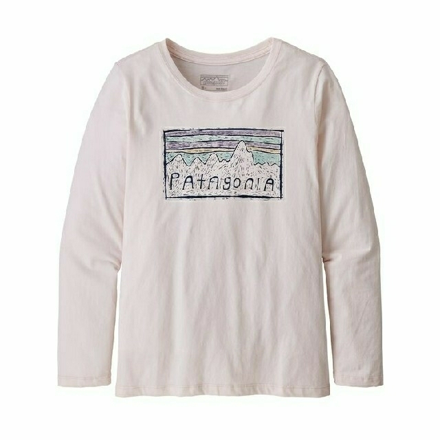 patagonia(パタゴニア)のパタゴニアGirls' L/S Graphic Organic T-Shirt  キッズ/ベビー/マタニティのキッズ服女の子用(90cm~)(Tシャツ/カットソー)の商品写真