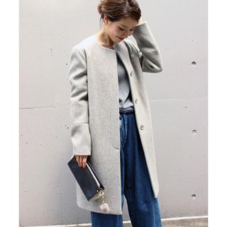 スピックアンドスパン(Spick & Span)のSpick & Span  ダブルクロスビーバーコート(ロングコート)