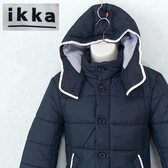 ikka(イッカ)の【ikka】 美品 イッカ ネイビー中綿ジャケット サイズM メンズのジャケット/アウター(ブルゾン)の商品写真