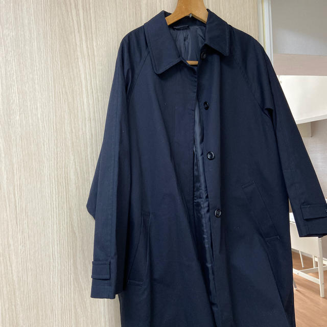 GU(ジーユー)のGU アウター ロングコート 綿100% レディースのジャケット/アウター(ロングコート)の商品写真