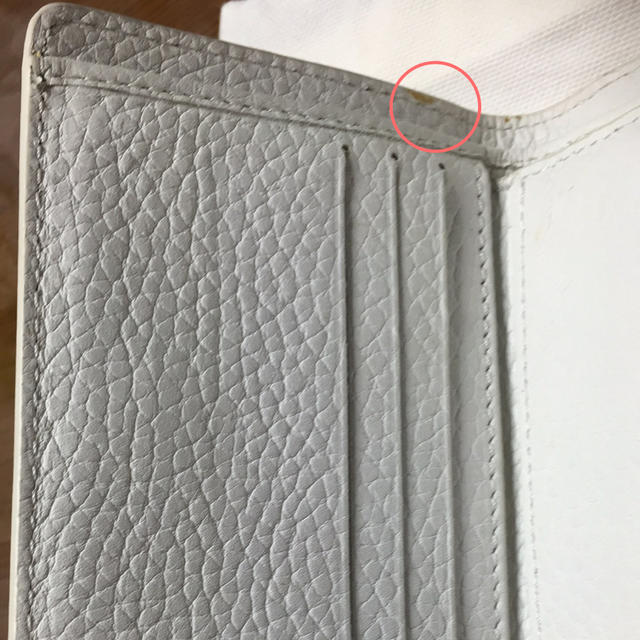 celine(セリーヌ)のセリーヌ 折財布 レザー ホワイト レディースのファッション小物(財布)の商品写真