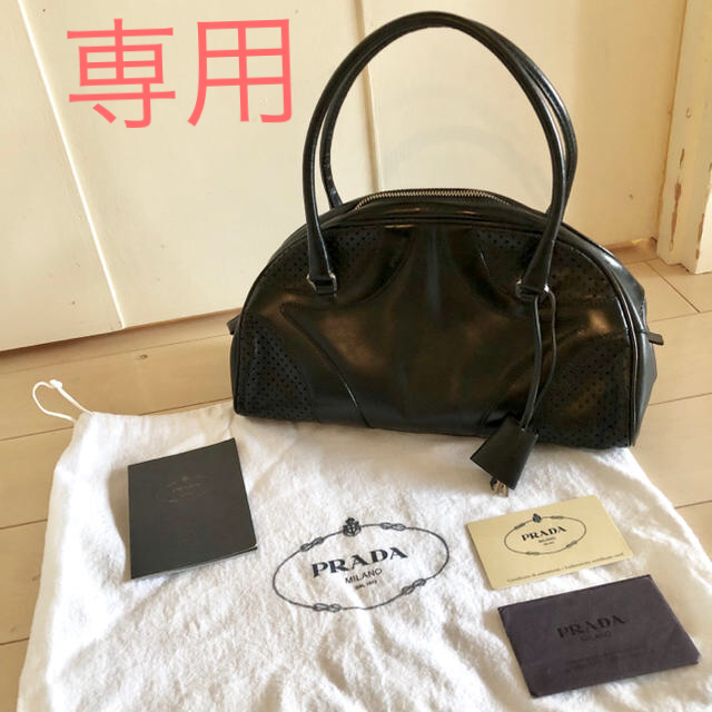 N様ご専用】本物美品プラダ PRADAレザーミニボストンバッグ 黒