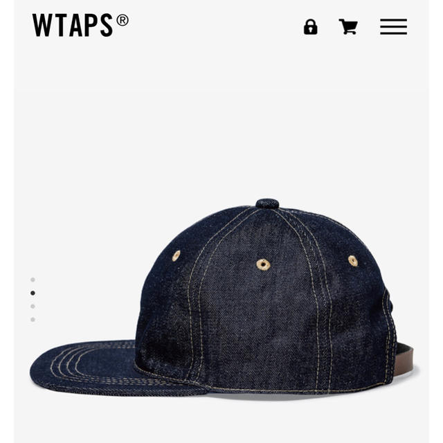 W)taps - W)TAPS DENIM CAP INDIGO COTTONの通販 by でぶちゃん's shop ...