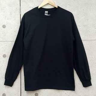 ギルタン(GILDAN)の長袖 Tシャツ ロンT GILDAN ギルダン 無地 ブラック M 新品(Tシャツ/カットソー(七分/長袖))