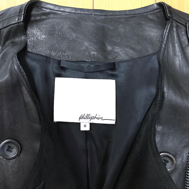 3.1 Phillip Lim(スリーワンフィリップリム)のフィリップリム　レザージャケット レディースのジャケット/アウター(ライダースジャケット)の商品写真