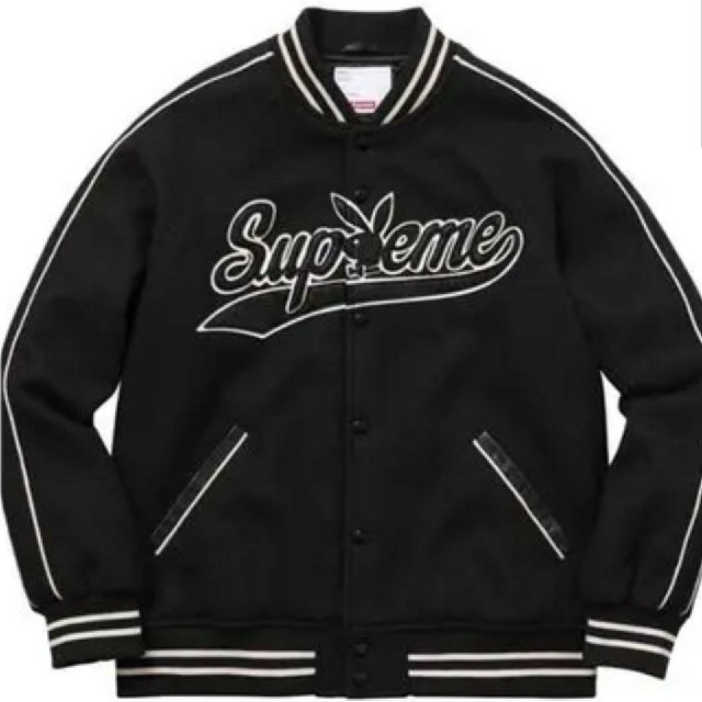 SUPREME Playboy Wool Varsity Jacket