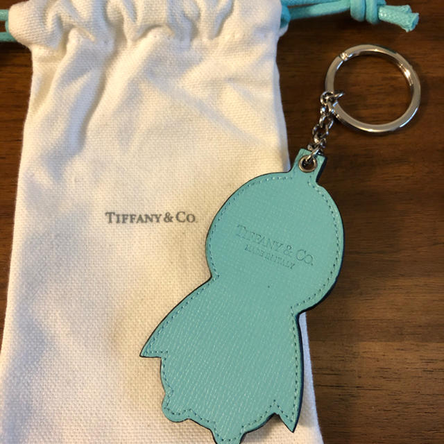 TIFFANY&Co. レザー ペンギン　キーホルダー