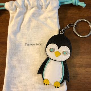 ティファニー(Tiffany & Co.)のTIFFANY&Co. レザー ペンギン　キーホルダー(キーホルダー)