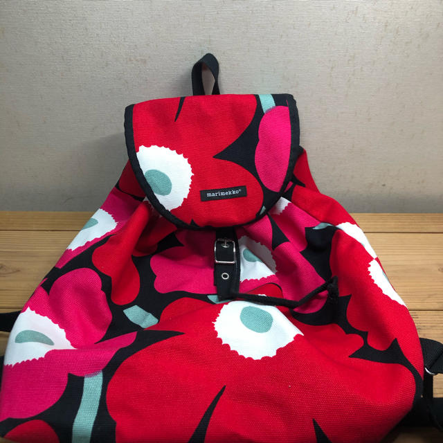 marimekko マリメッコ　花柄　バックパック　リュック