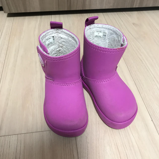 crocs(クロックス)のクロックス長靴ブーツ15センチ キッズ/ベビー/マタニティのキッズ靴/シューズ(15cm~)(ブーツ)の商品写真