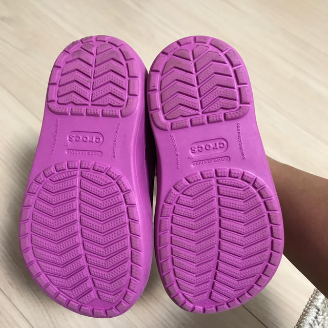 crocs(クロックス)のクロックス長靴ブーツ15センチ キッズ/ベビー/マタニティのキッズ靴/シューズ(15cm~)(ブーツ)の商品写真