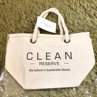 クリーン(CLEAN)の新品✨クリーン リザーブ*非売品*無漂白帆布トート👜(香水(女性用))