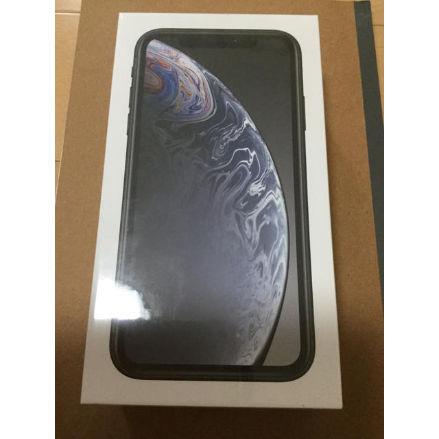 iPhone XR 64GB BLACK 新品未開封 SIMロック解除済み