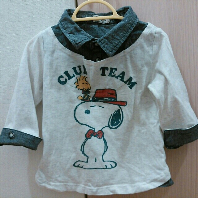 Right-on(ライトオン)のRight-on　スヌーピートップス☆ キッズ/ベビー/マタニティのキッズ服男の子用(90cm~)(Tシャツ/カットソー)の商品写真