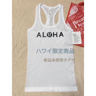 ルルレモン(lululemon)のルルレモン アロハ aloha タンクトップ　ヨガウエア　ランニング　ハワイ(タンクトップ)