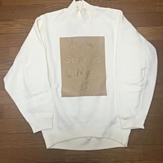 アクネ(ACNE)のACNE 新品タグ付き ロゴスウェット(カットソー(長袖/七分))