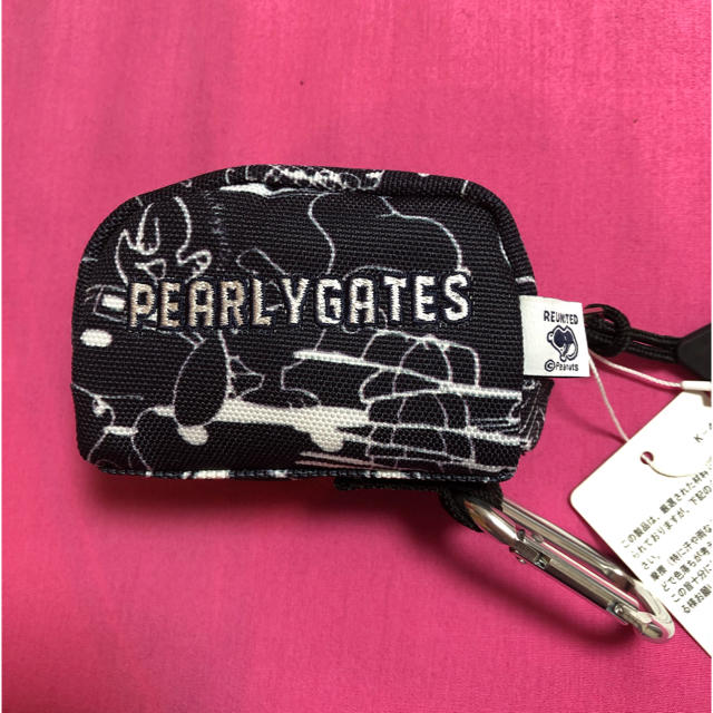 PEARLY GATES(パーリーゲイツ)の新品パーリーゲイツ スヌーピー コラボ ボールポーチ レディースのファッション小物(ポーチ)の商品写真