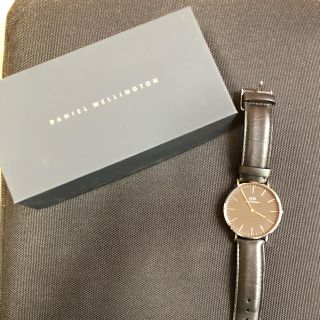 ダニエルウェリントン(Daniel Wellington)のDaniel 腕時計　ブラック　40インチ(腕時計(アナログ))