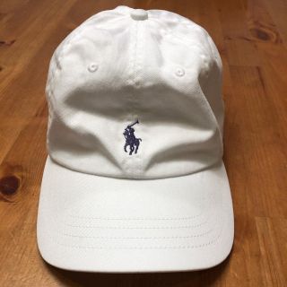 ポロラルフローレン(POLO RALPH LAUREN)のポロ　ラルフローレン　キャップ　白(キャップ)