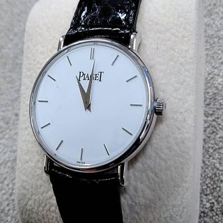 ピアジェ(PIAGET)のPIAGET ピアジェ 18k ホワイトゴールド 腕時計(腕時計(アナログ))